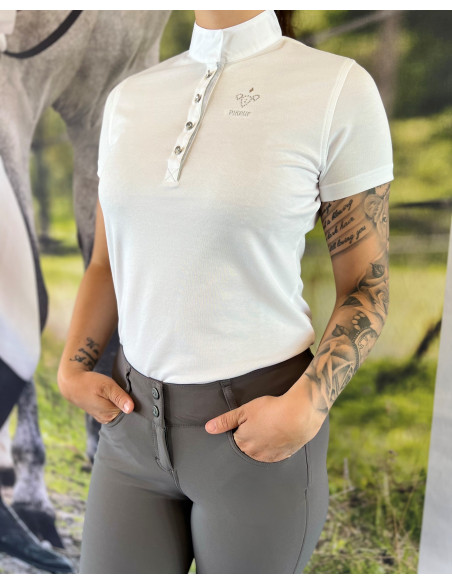 Pikeur Tävlingsskjorta Vit