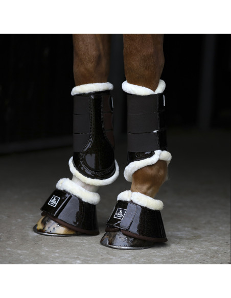 SD Design Hollywood Glamorous Boots Dazzling Chocolate