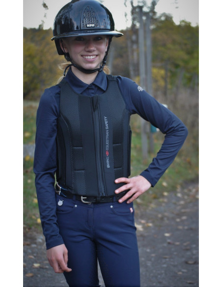 Swing Ryggskydd P07 Svart Junior