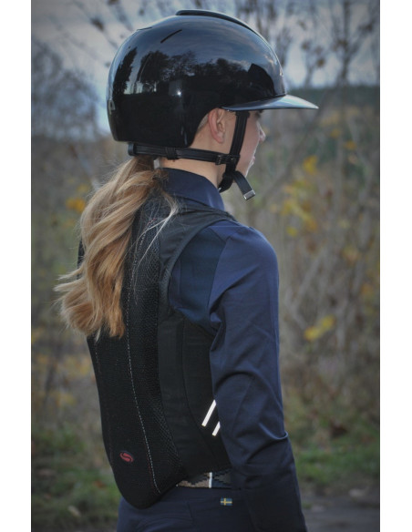 Swing Ryggskydd P07 Svart Junior