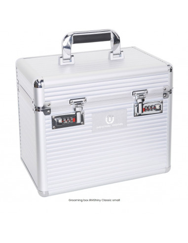Imperial Riding Grooming Box IRH Shiny Classic Silver