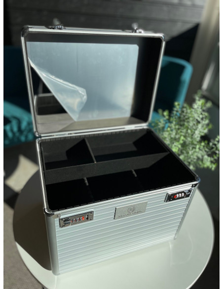 Imperial Riding Grooming Box IRH Shiny Classic Silver