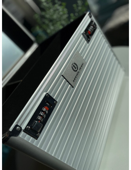 Imperial Riding Grooming Box IRH Shiny Classic Silver