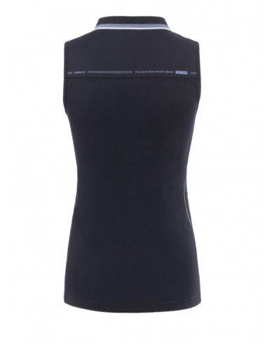 Cavallo Fleur Ärmlös Piké Mörkblå