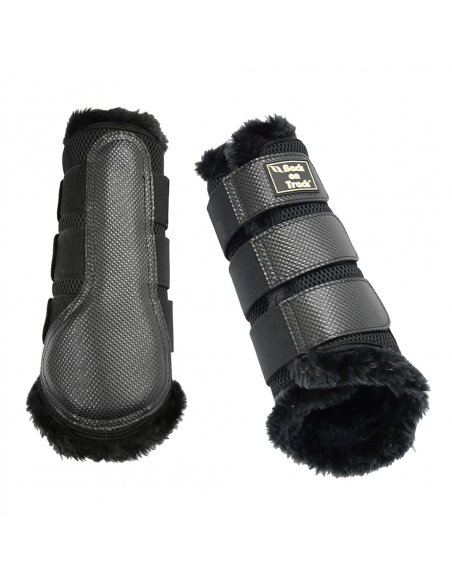 Back On Track 3D Mesh Fur Strykkappor Svart
