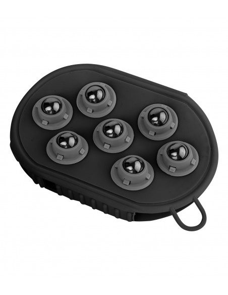 Waldhausen Massageborste Mattsvart