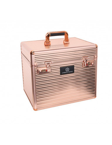 Imperial Riding Grooming Box Shiny Rosegold
