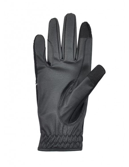 Hansbo Sport Mesh Touch Ridhandske Svart