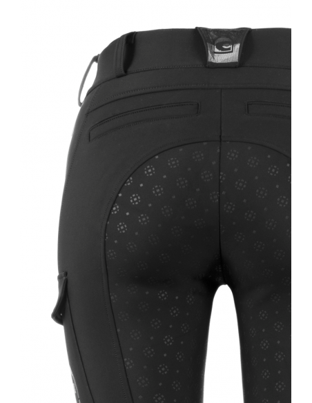 Cavallo CAVALCINTIA Cargo Ridbyxa Softshell Svart