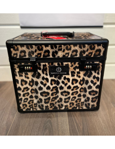 Imperial Riding Grooming Box Leopard