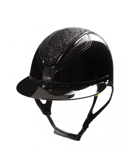 Lami-Cell Ridhjälm Amelia Mips Shiny/Glitter Svart