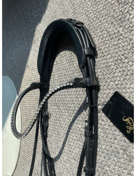 SD Design Rapsody Träns Rundsytt Svart/Vit X-Full