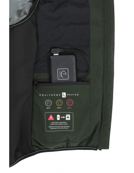 Equitheme Sasha Värmeväst Khaki Unisex