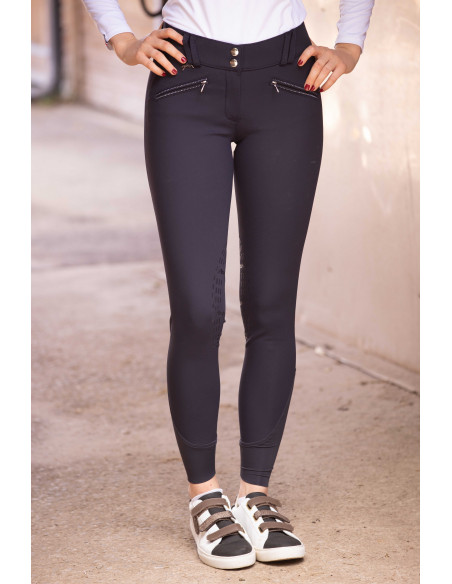 Penelope Rocky Stone Ridbyxa Knägrip Navy Blue