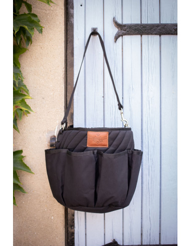 Paddock Ryktväska Silver Svart