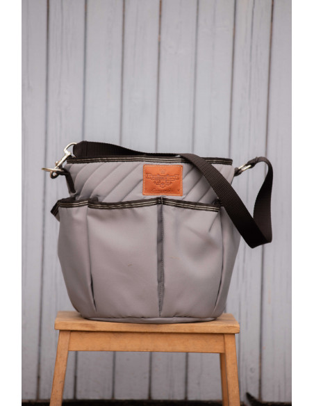 Paddock Ryktväska Silver Grey