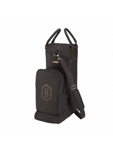 Eskadron Heritage Hjälm&Stövelväska Faux Leather Black Truffle
