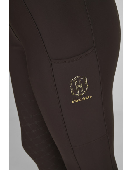 Eskadron Heritage Pro Tights Full Grip Black Truffle