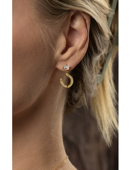 Odelberg Jewelry Horseshoe Örhängen Guld