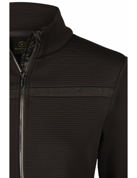 Eskadron Zip-Shirt Heritage Black Truffle
