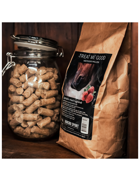 Hansbo Sport Treat Me Good Hästgodis Hallon 1kg