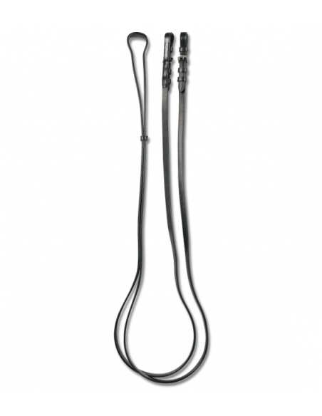 Waldhausen X-Line Stångtygel i läder Svart 12mm Full